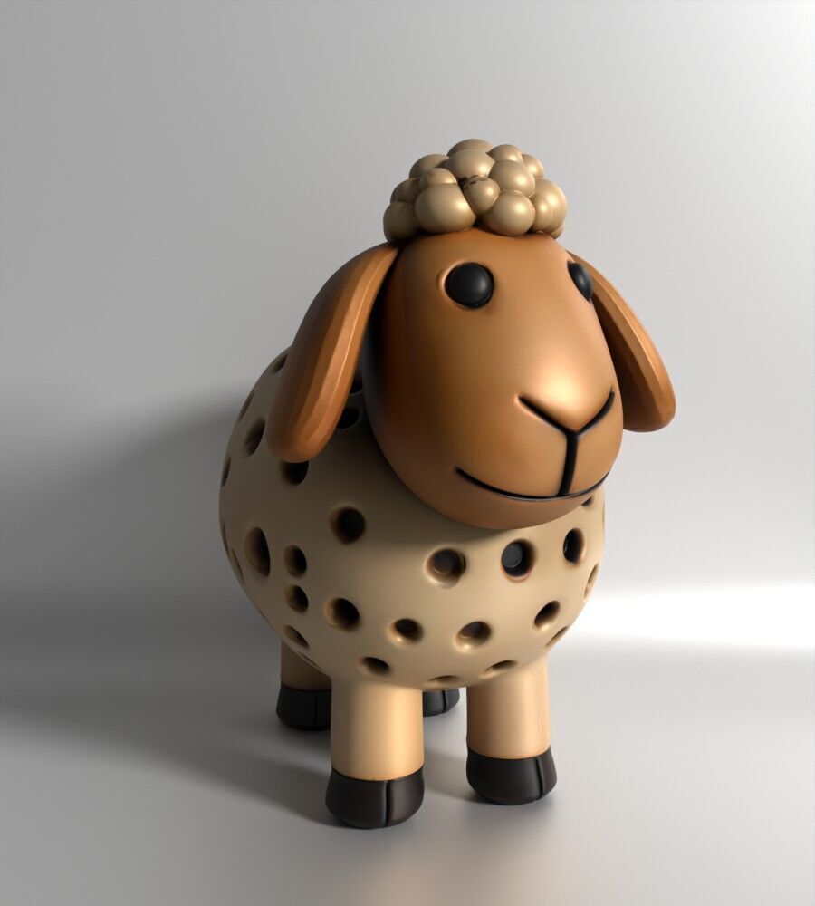 Sheep Sprouter Seed Chia Radish Lentil Germinator 3D print model_22