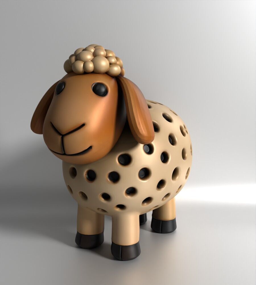 Sheep Sprouter Seed Chia Radish Lentil Germinator 3D print model_4