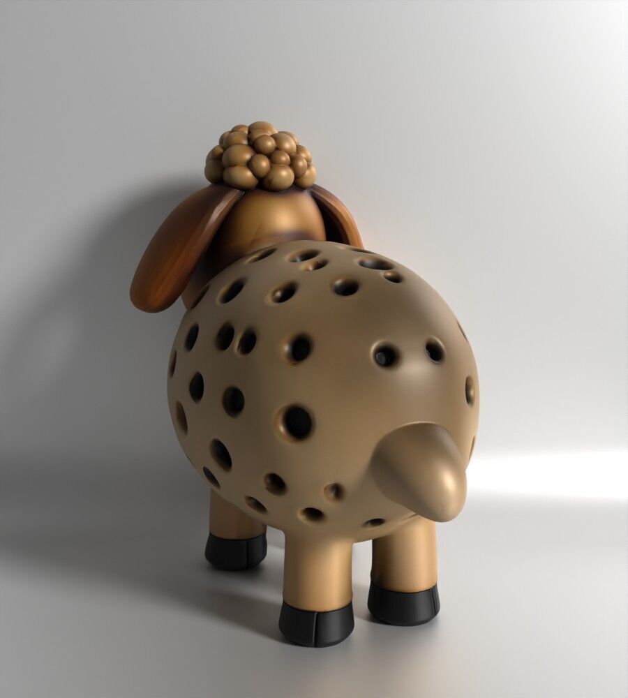 Sheep Sprouter Seed Chia Radish Lentil Germinator 3D print model_11