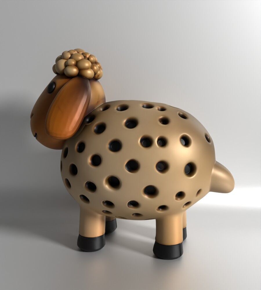 Sheep Sprouter Seed Chia Radish Lentil Germinator 3D print model_8