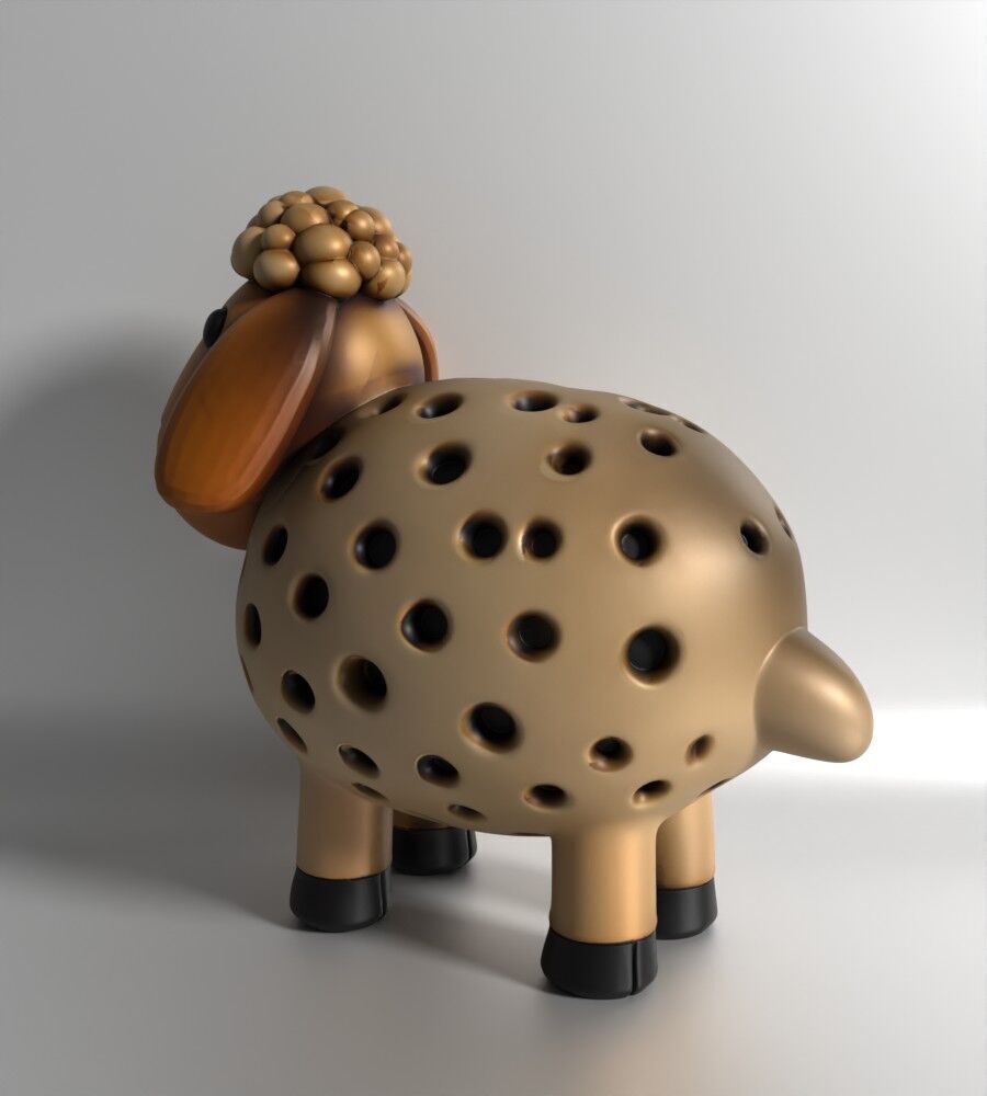 Sheep Sprouter Seed Chia Radish Lentil Germinator 3D print model_9