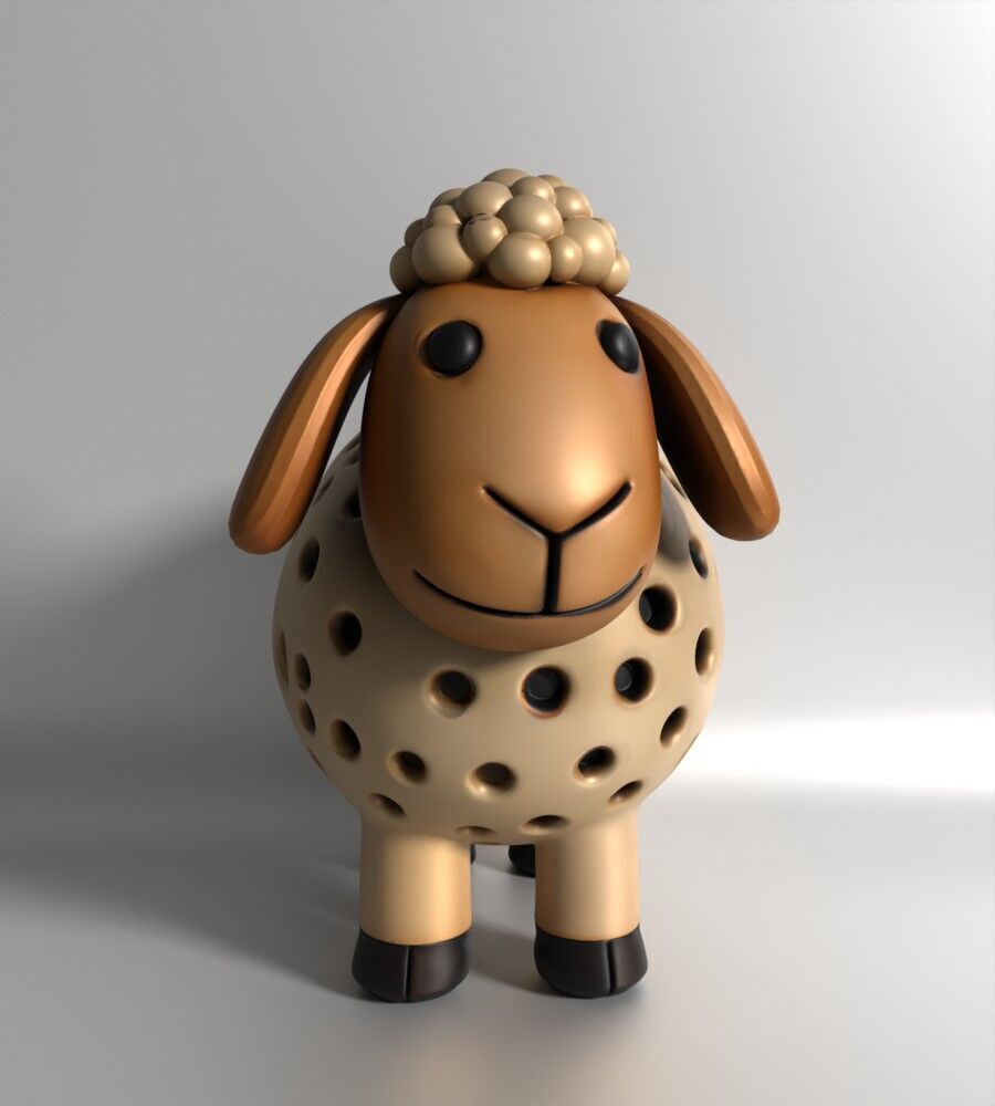 Sheep Sprouter Seed Chia Radish Lentil Germinator 3D print model_23