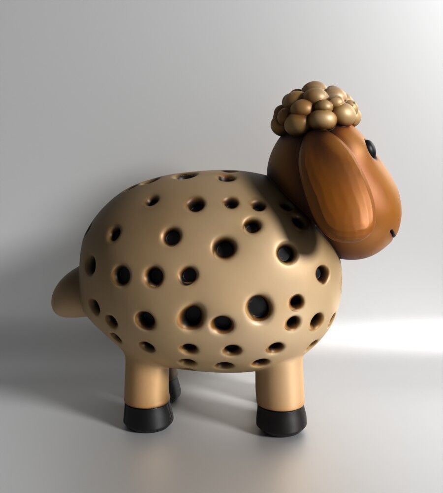 Sheep Sprouter Seed Chia Radish Lentil Germinator 3D print model_18