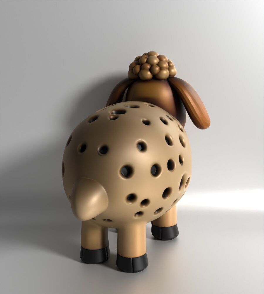 Sheep Sprouter Seed Chia Radish Lentil Germinator 3D print model_14