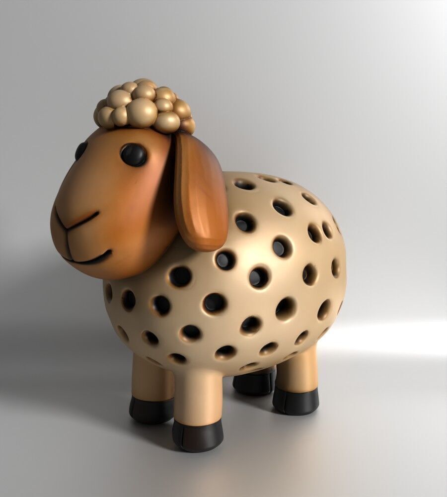 Sheep Sprouter Seed Chia Radish Lentil Germinator 3D print model_5