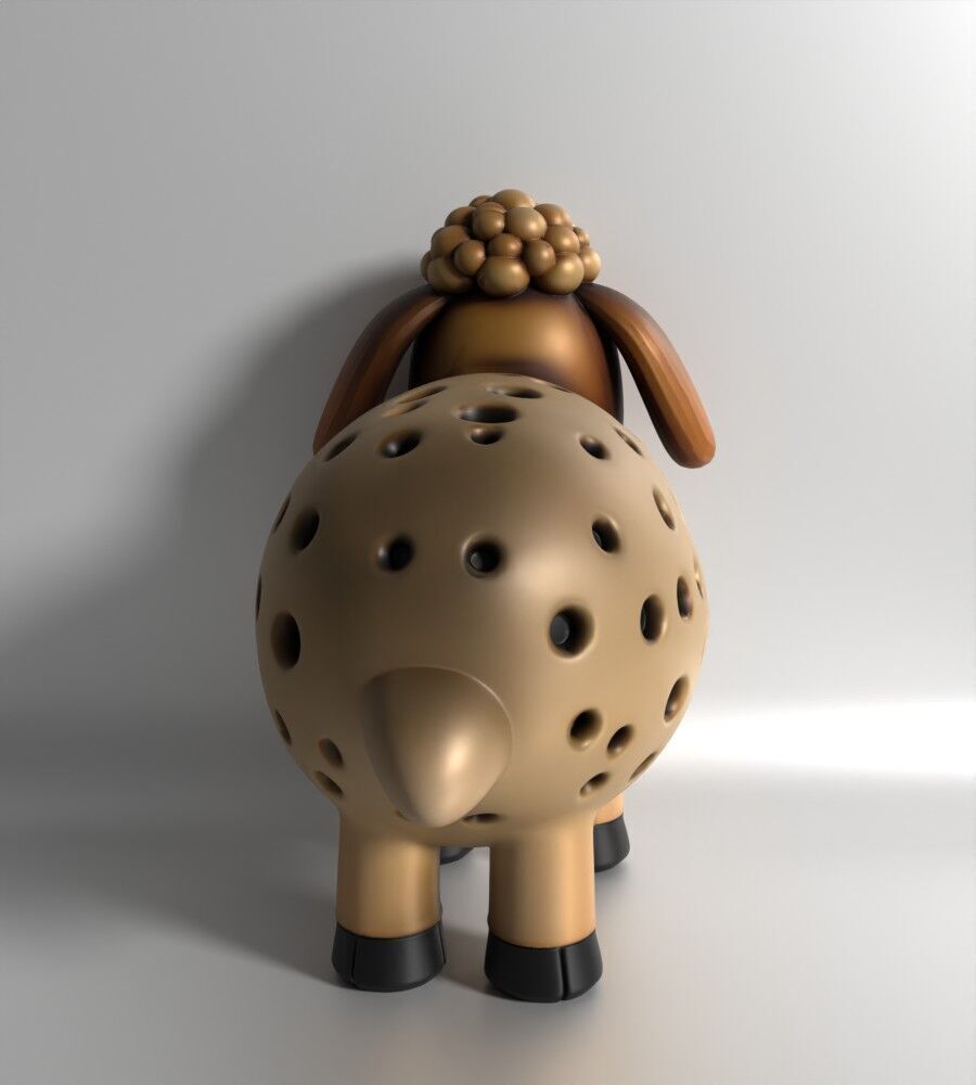 Sheep Sprouter Seed Chia Radish Lentil Germinator 3D print model_13