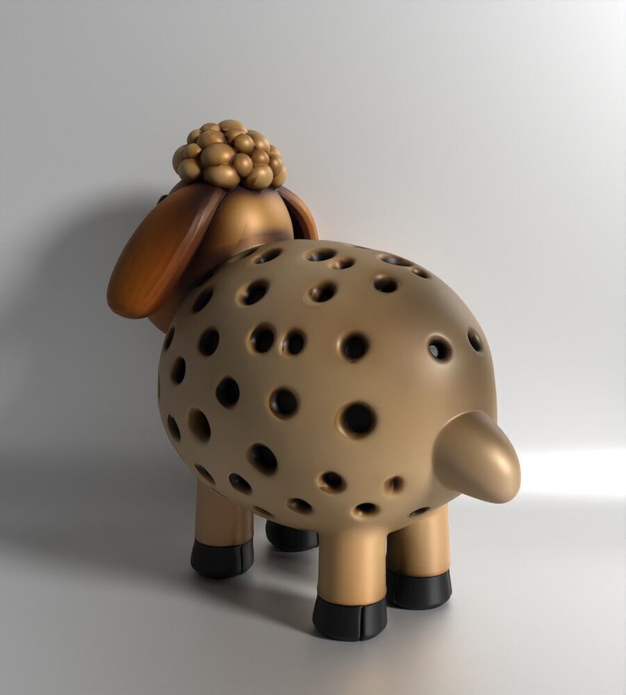 Sheep Sprouter Seed Chia Radish Lentil Germinator 3D print model_10