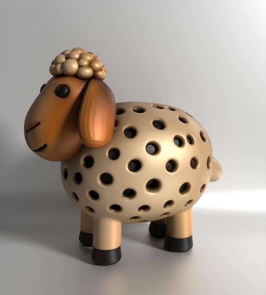 Sheep Sprouter Seed Chia Radish Lentil Germinator 3D print model_6