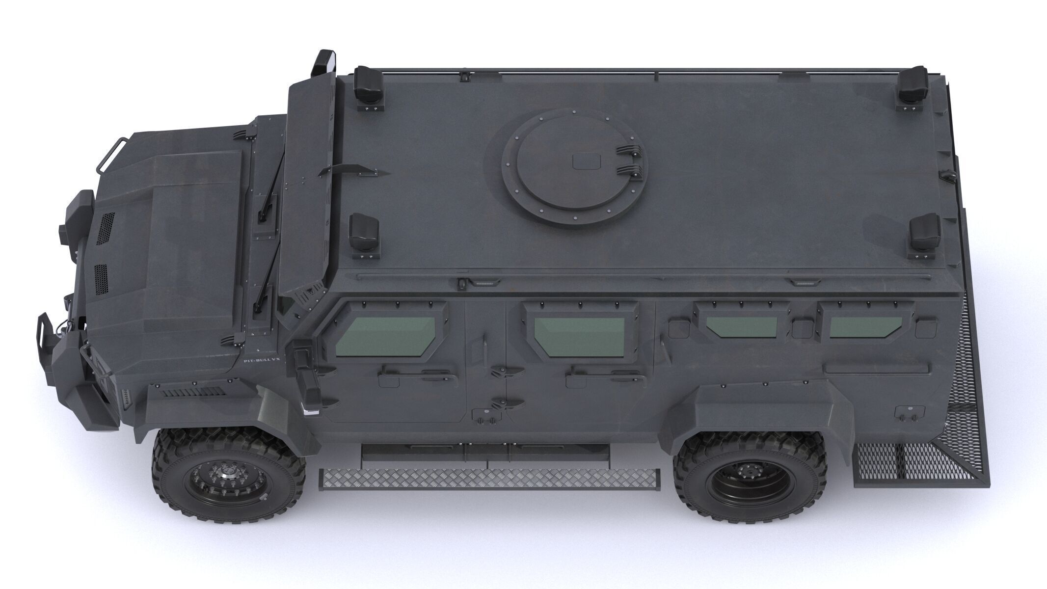 Alpine Armored Pit-Bull VX 50 Cal Tactical SWATAPC Truck 3D model_17