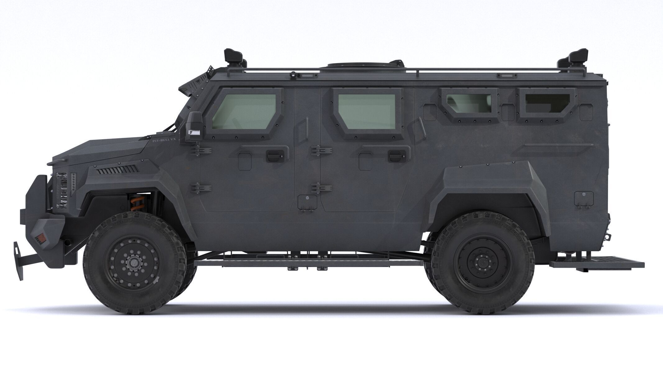 Alpine Armored Pit-Bull VX 50 Cal Tactical SWATAPC Truck 3D model_16