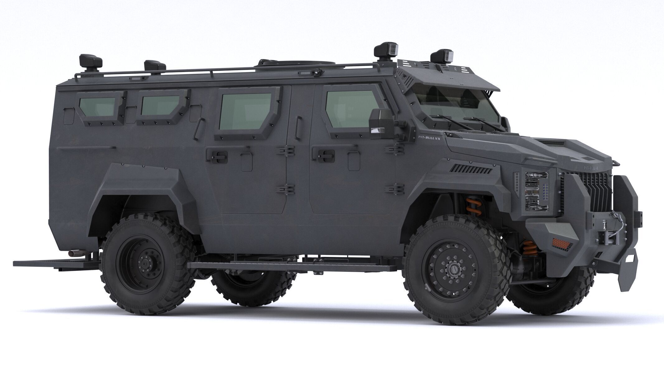 Alpine Armored Pit-Bull VX 50 Cal Tactical SWATAPC Truck 3D model_19