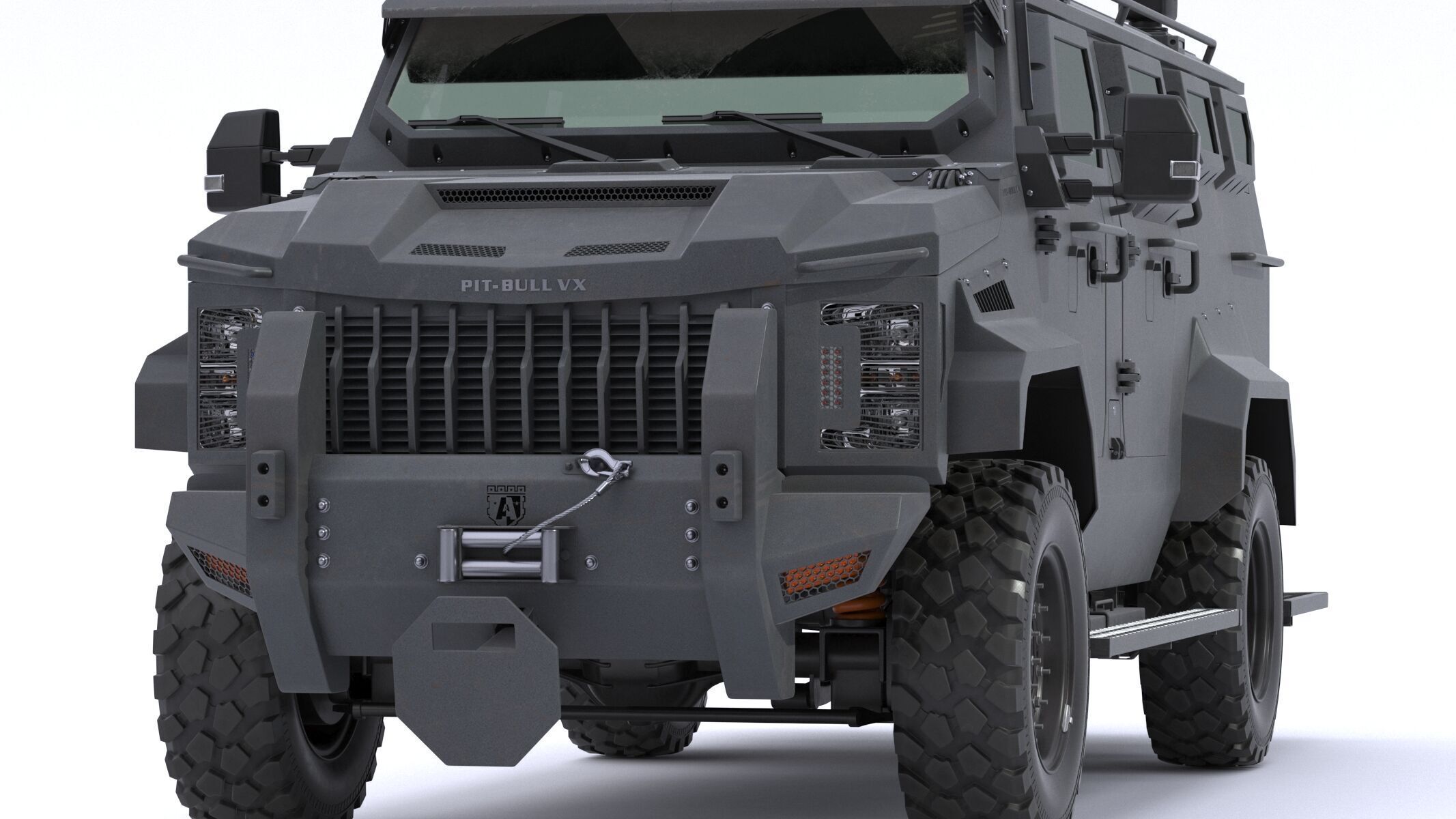 Alpine Armored Pit-Bull VX 50 Cal Tactical SWATAPC Truck 3D model_18