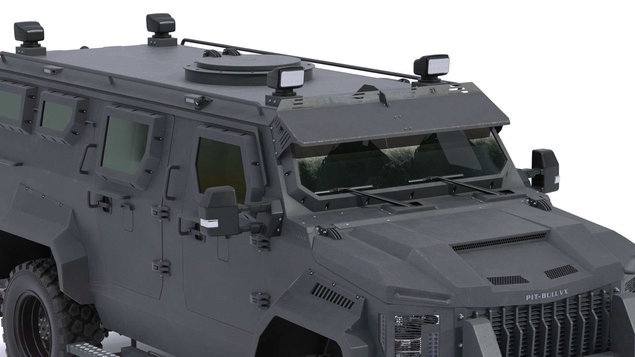 Alpine Armored Pit-Bull VX 50 Cal Tactical SWATAPC Truck 3D model_26