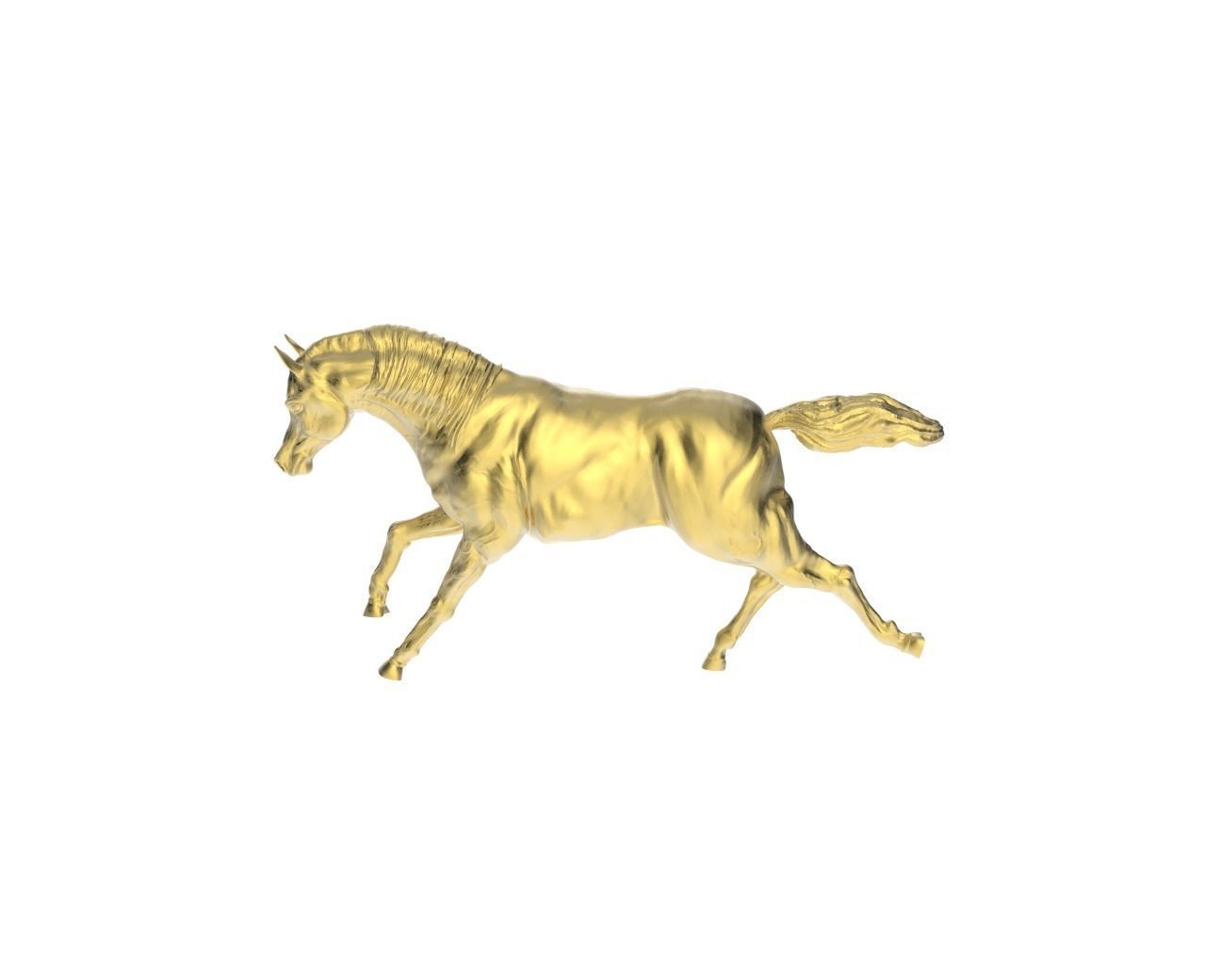 Arabic Horse in galloping position