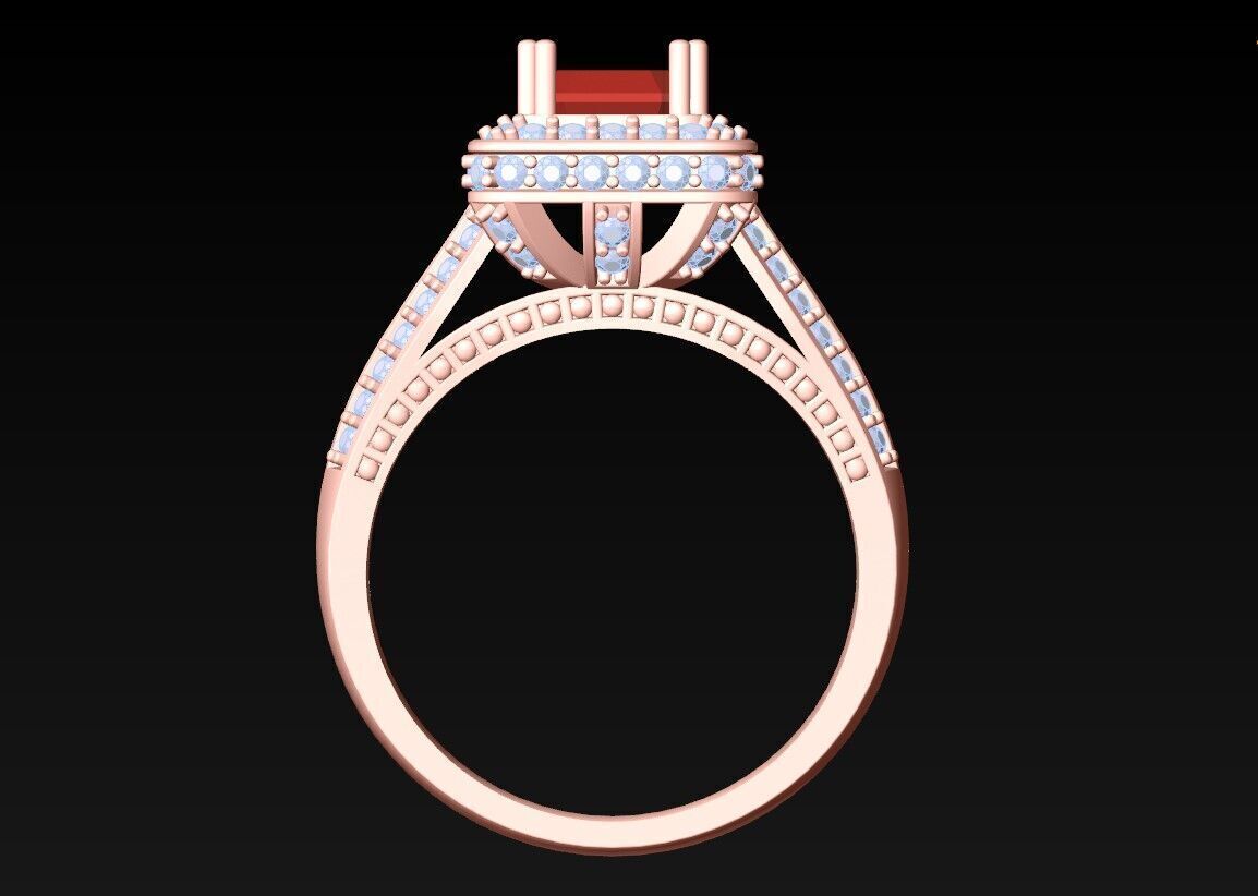 Diamond Ring - Womens Rings - N716032 3D print model_5