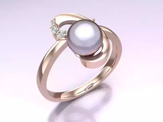 Pearl Ring - Womens Rings  - N717244
