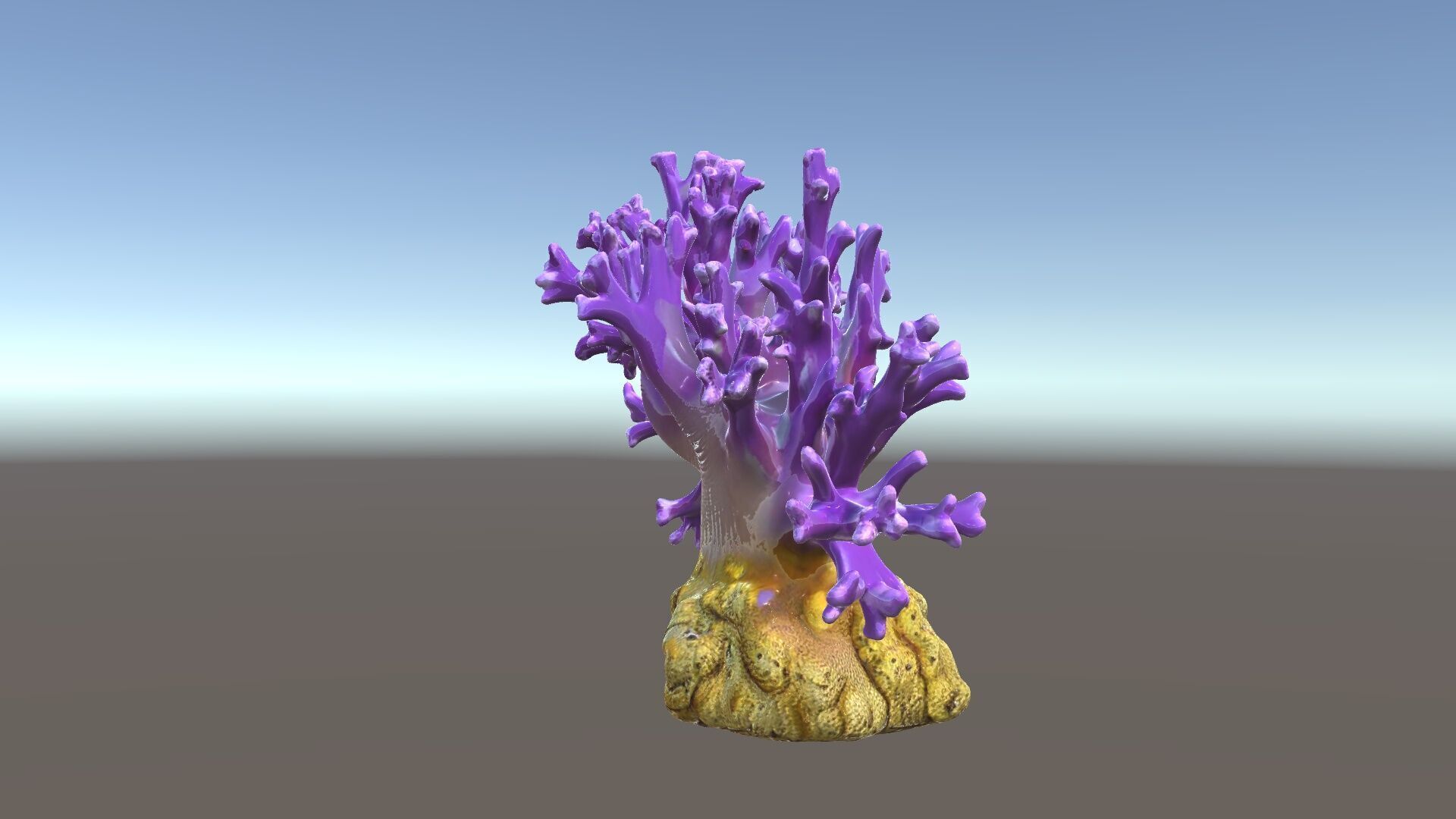 Vibrant Purple Coral Reef Model Pack Low-poly 3D model_5