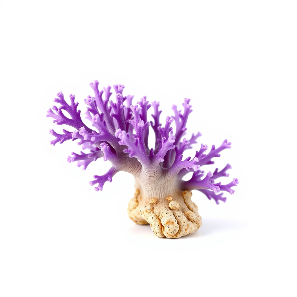 Vibrant Purple Coral Reef Model Pack Low-poly 3D model_2