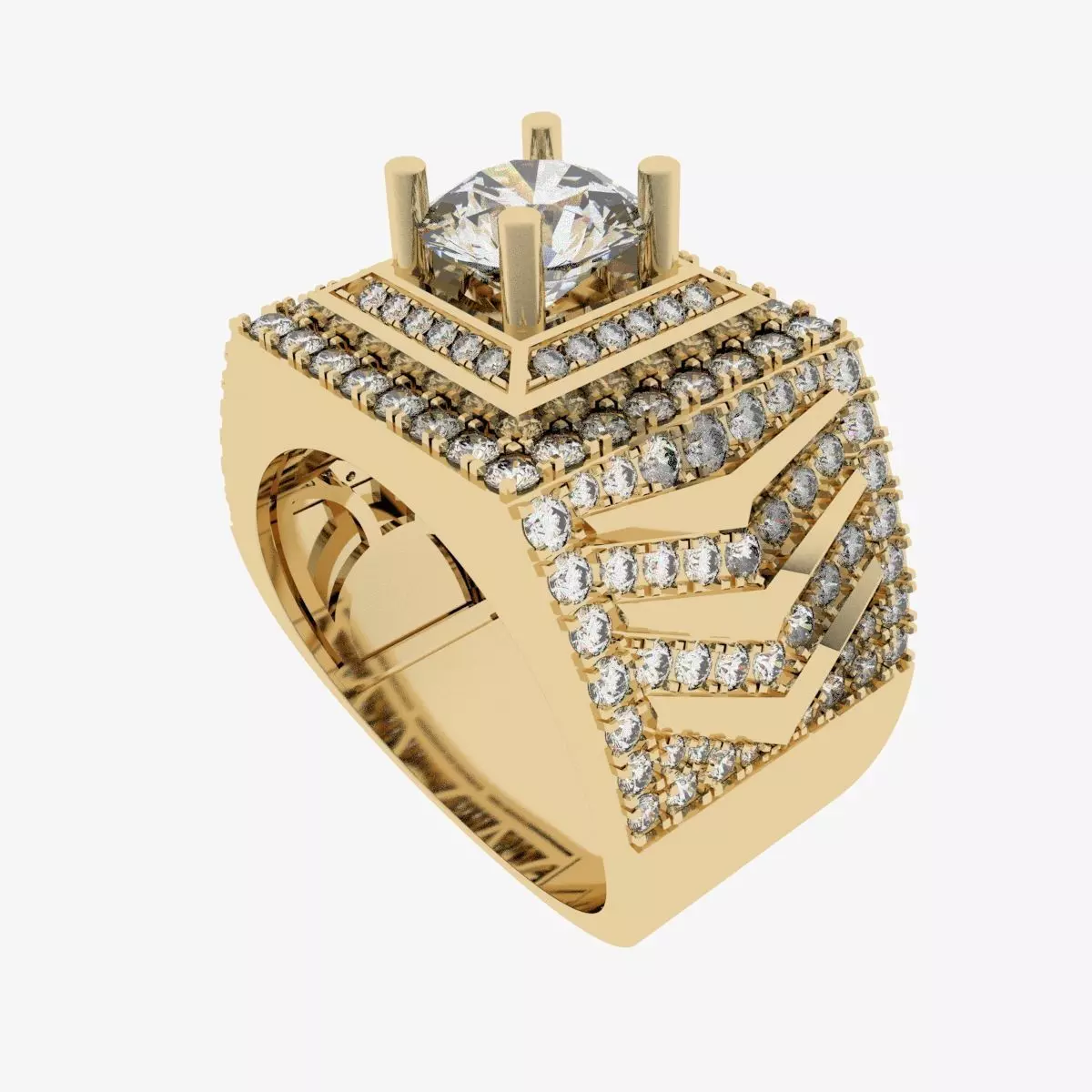Men Ring 380 3D print model