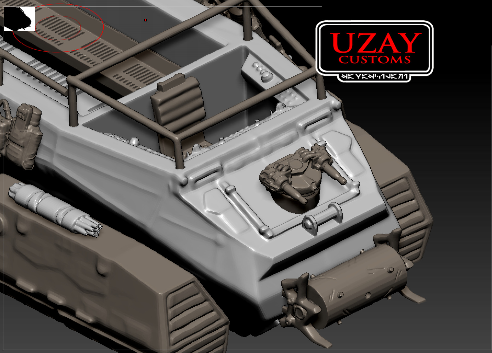 star wars ANDOR troop transport 3D print model 3D print model_6