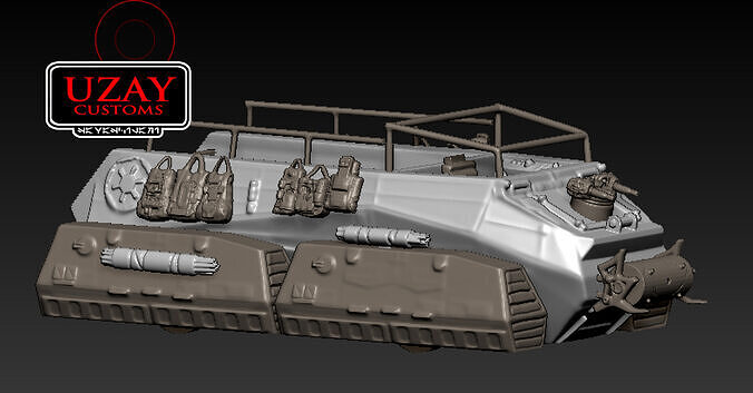 star wars ANDOR troop transport 3D print model 3D print model