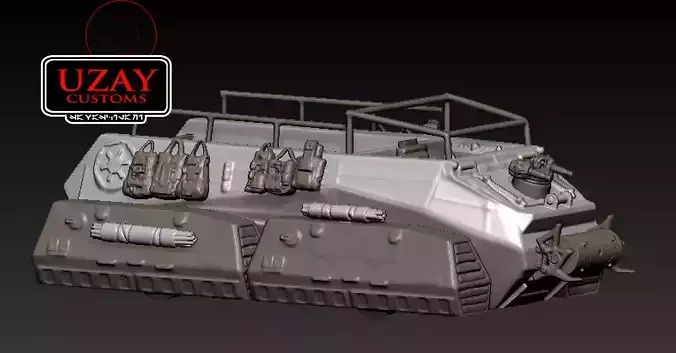 star wars ANDOR troop transport 3D print model