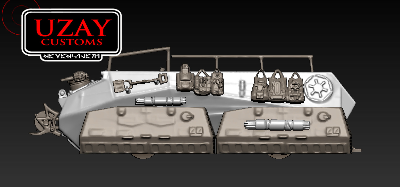 star wars ANDOR troop transport 3D print model 3D print model_4