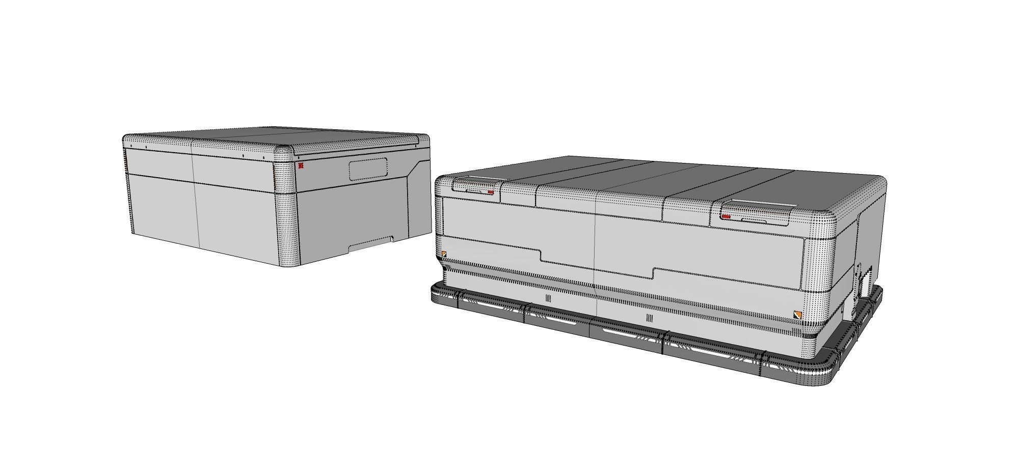 Sci-Fi architecture Elements collection 1 3D model_21