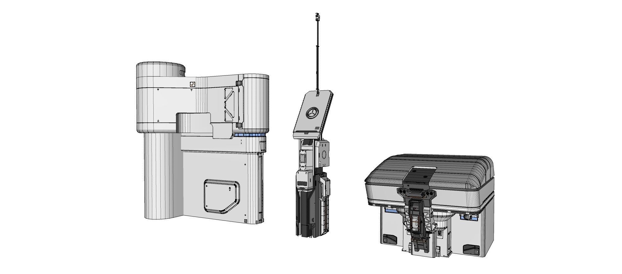 Sci-Fi architecture Elements collection 1 3D model_20