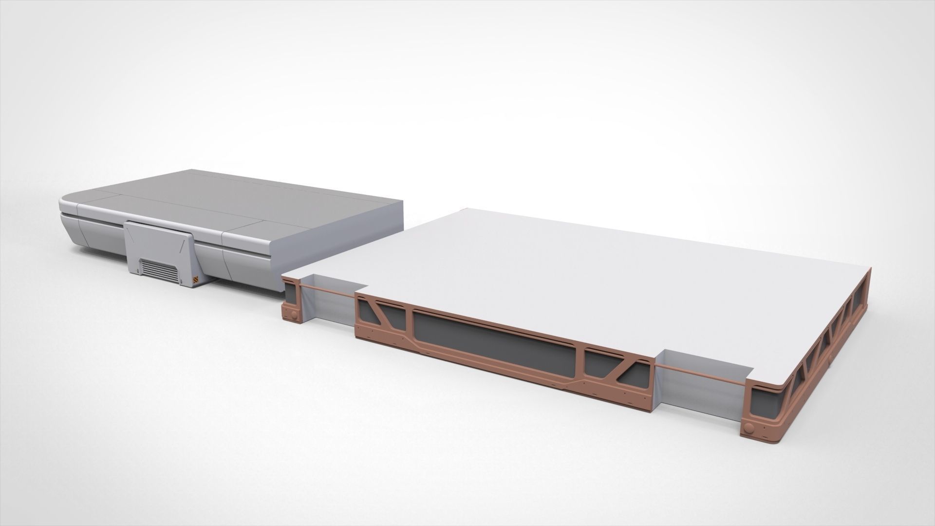 Sci-Fi architecture Elements collection 1 3D model_14