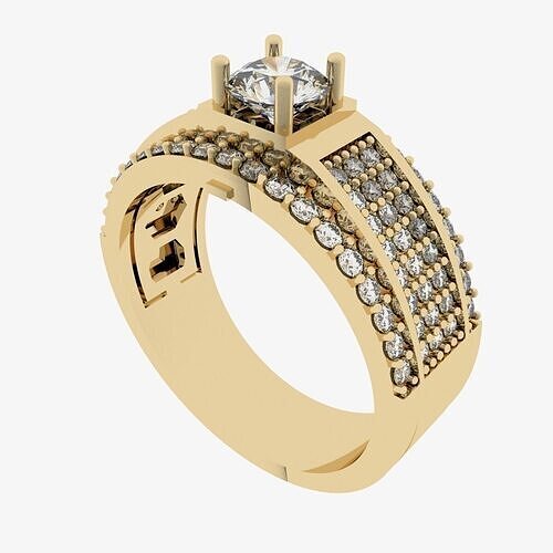 Men Ring 385 3D print model