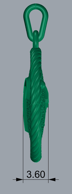 Aries Zodiac Pendant  Double-Sided 3D Jewelry Model 3D print model_15