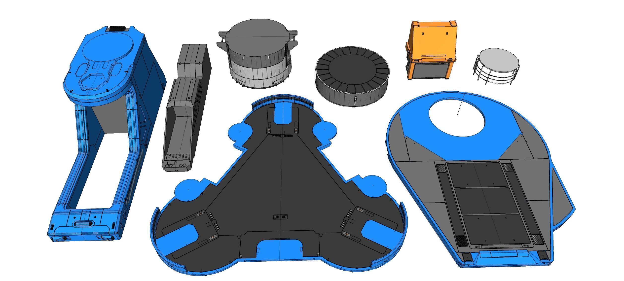 Sci-Fi architecture Elements collection 29 3D model_20