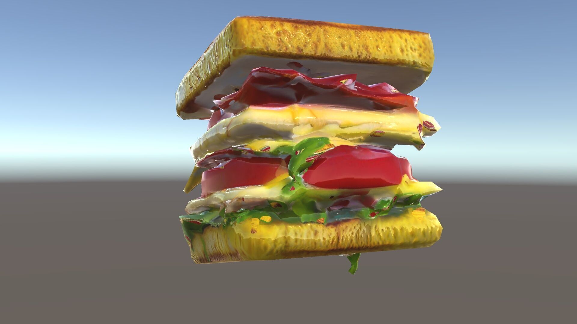 Club Sandwich D Model Pack Low-poly 3D model_34
