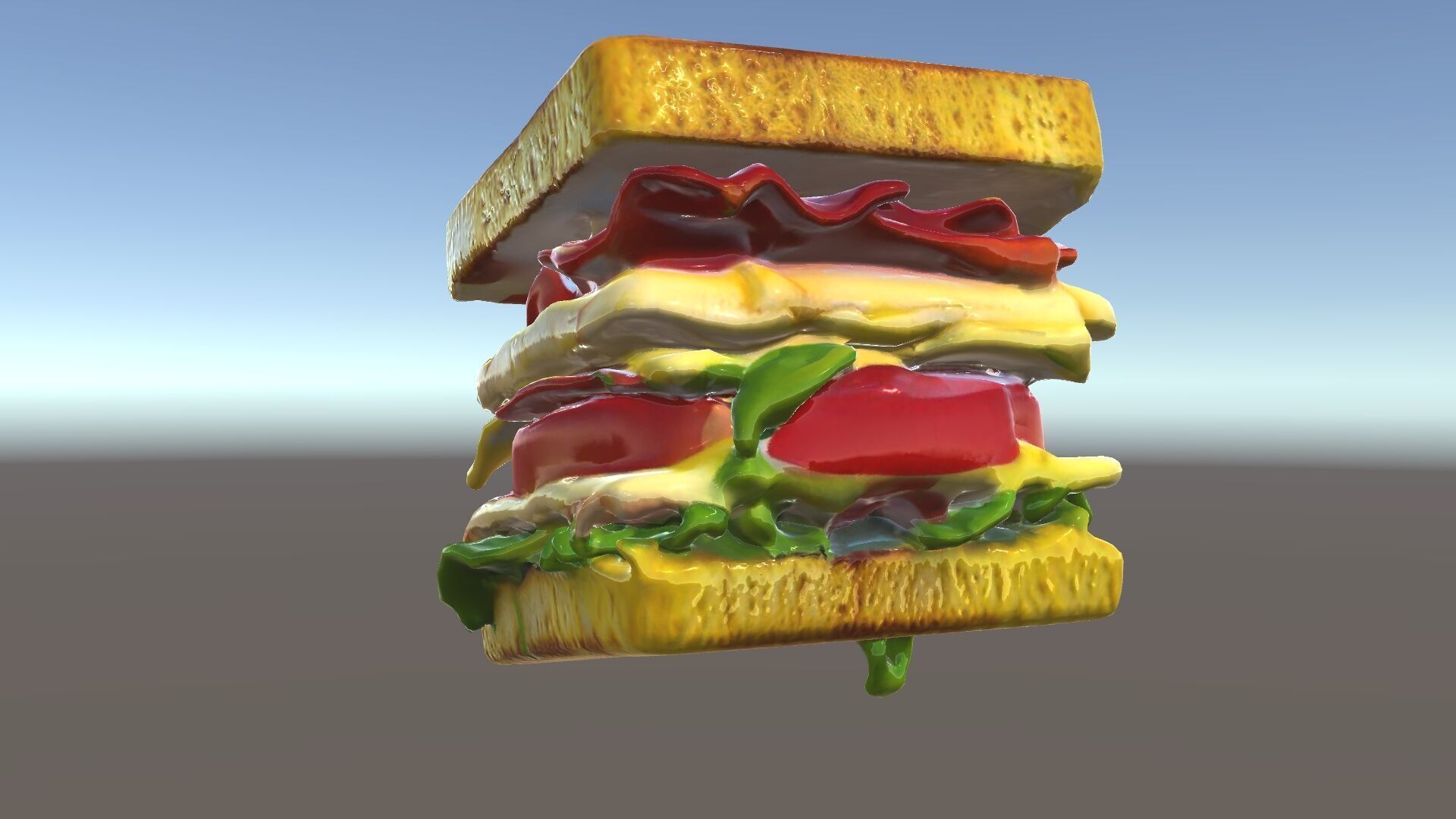 Club Sandwich D Model Pack Low-poly 3D model_33