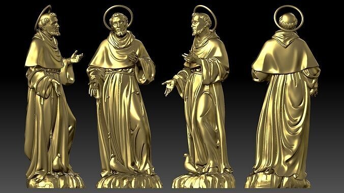 Saint Francis 3D print model
