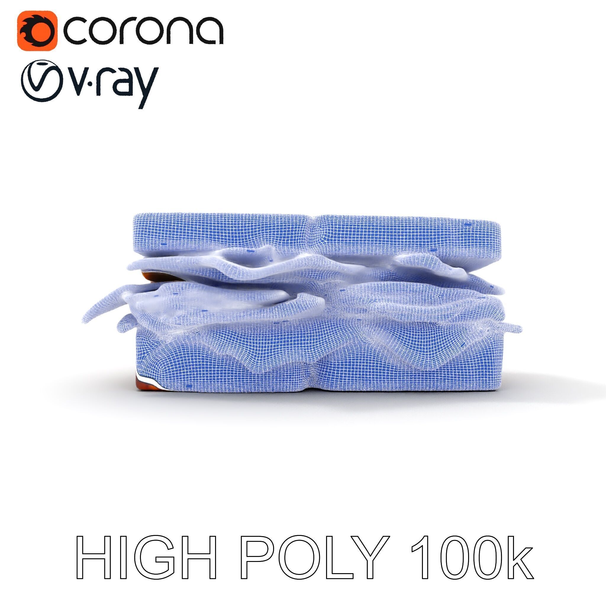 Deluxe Sandwich D Model Pack Low-poly 3D model_35