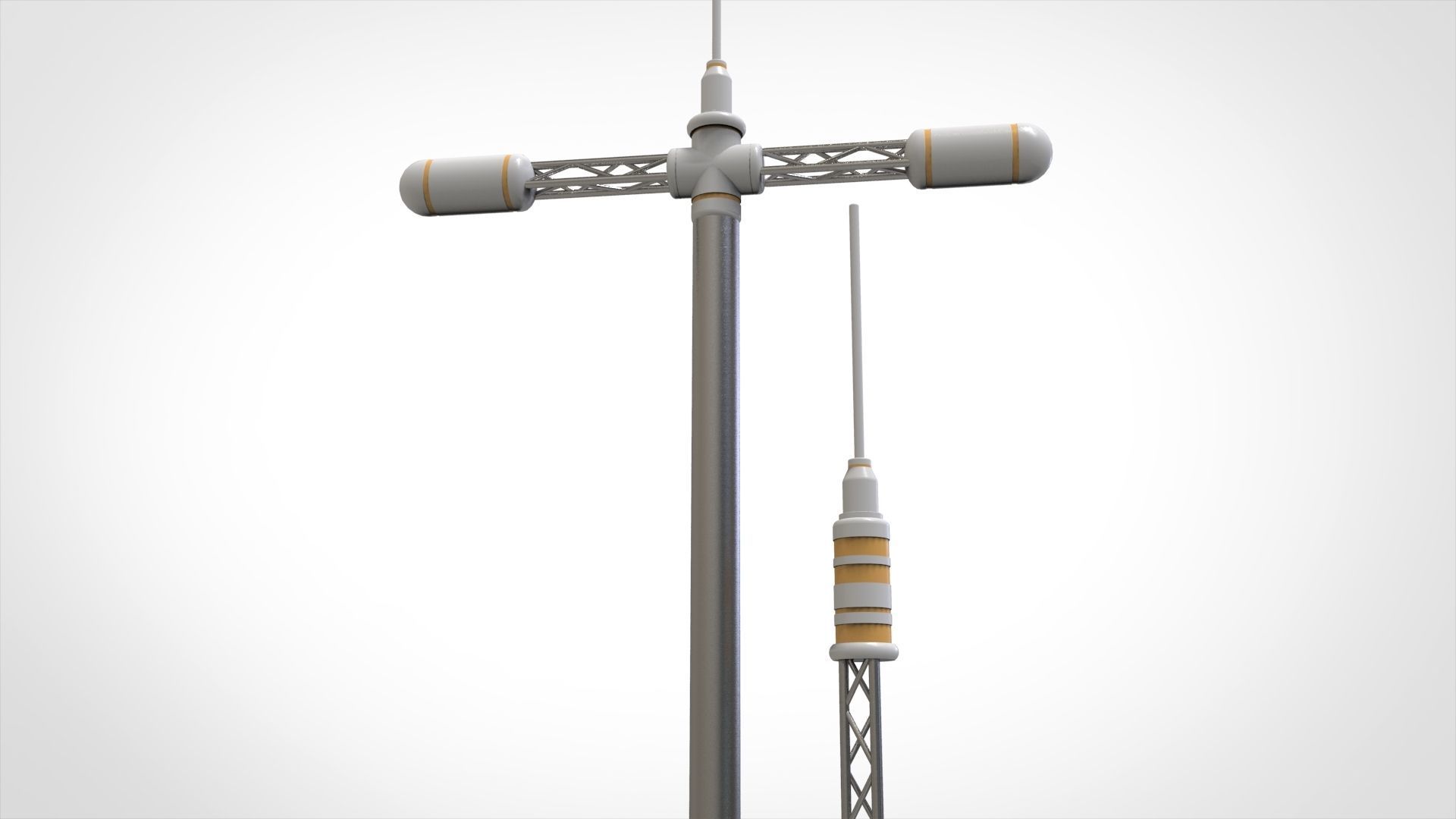 Sci fi antenna 6 3D model_9