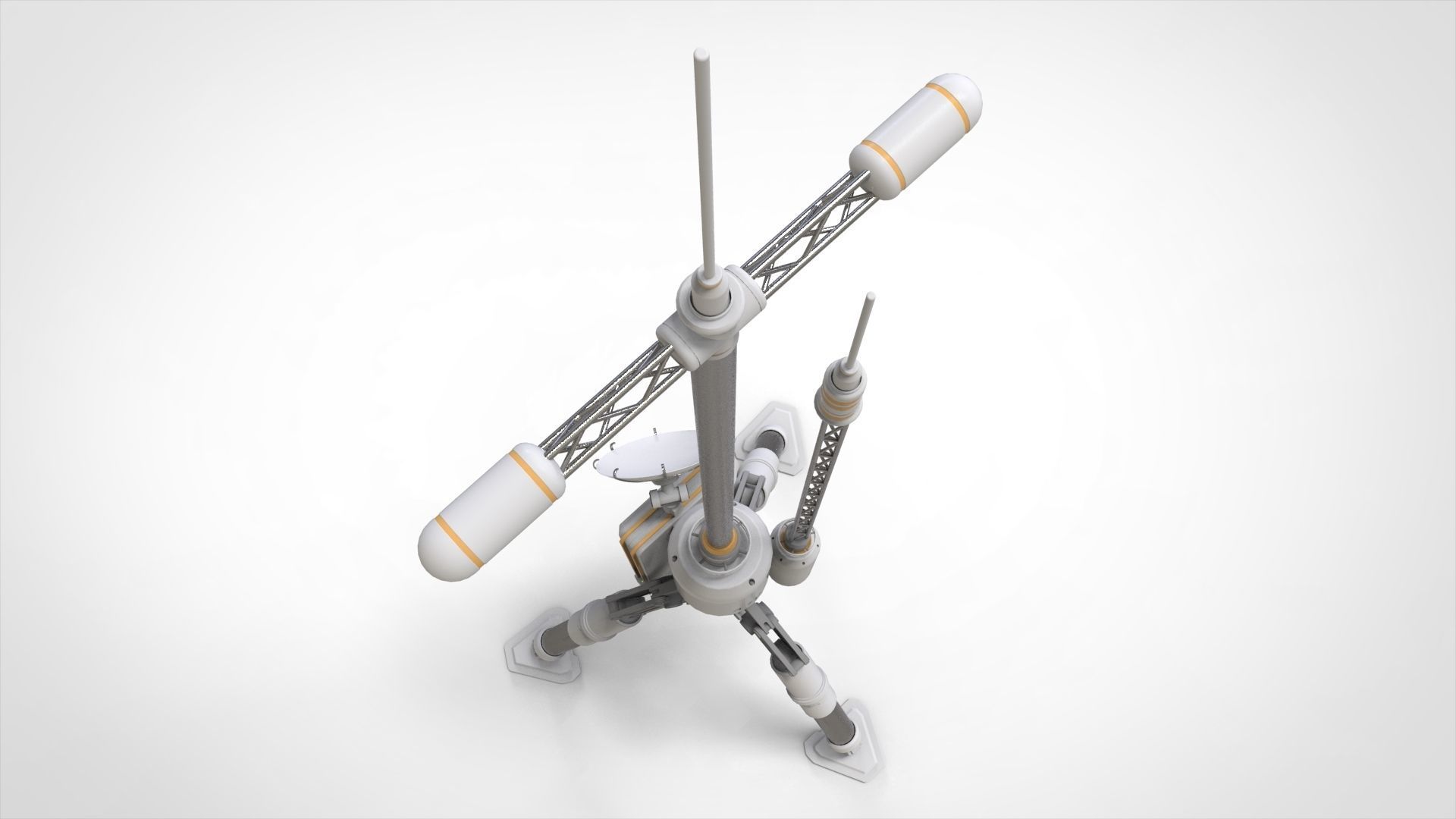 Sci fi antenna 6 3D model_10