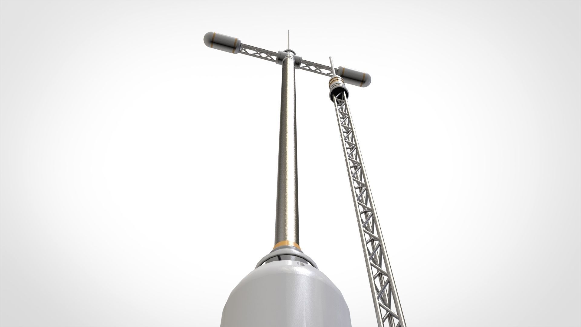 Sci fi antenna 6 3D model_8