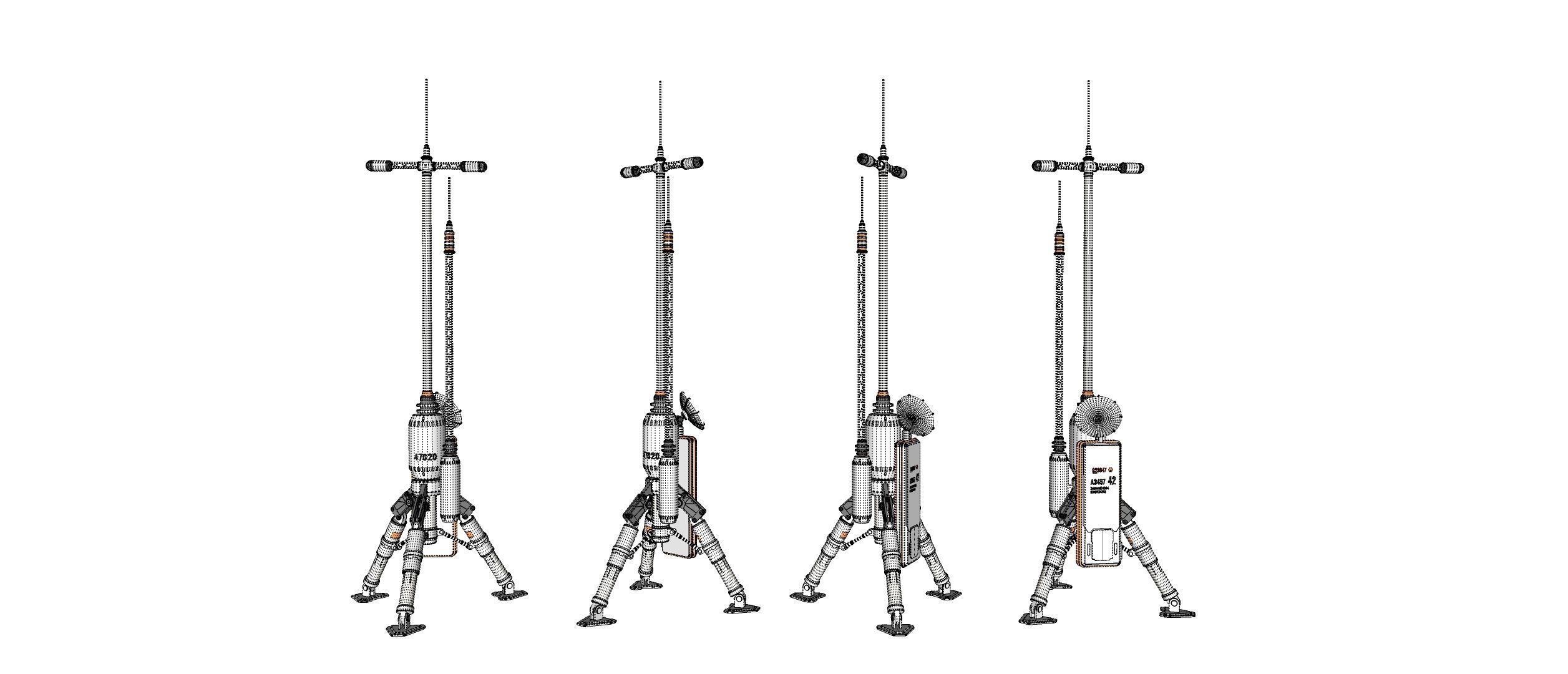 Sci fi antenna 6 3D model_11