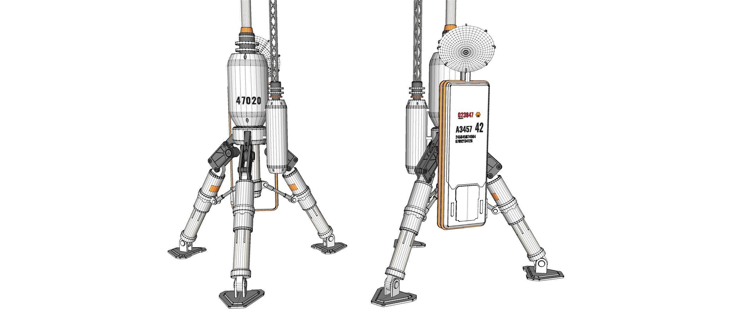 Sci fi antenna 6 3D model_12