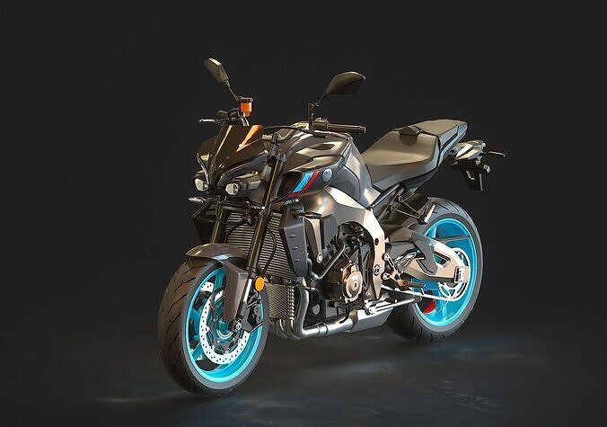 Base model Yamaha MT 10 2022 3D model