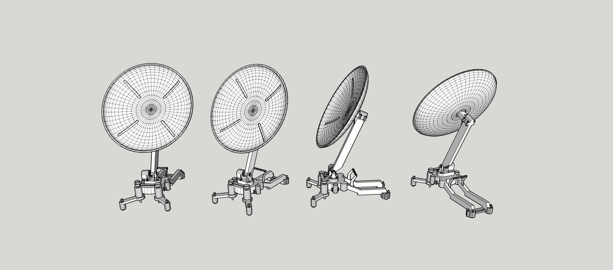 Sci fi antenna 5 3D model_14