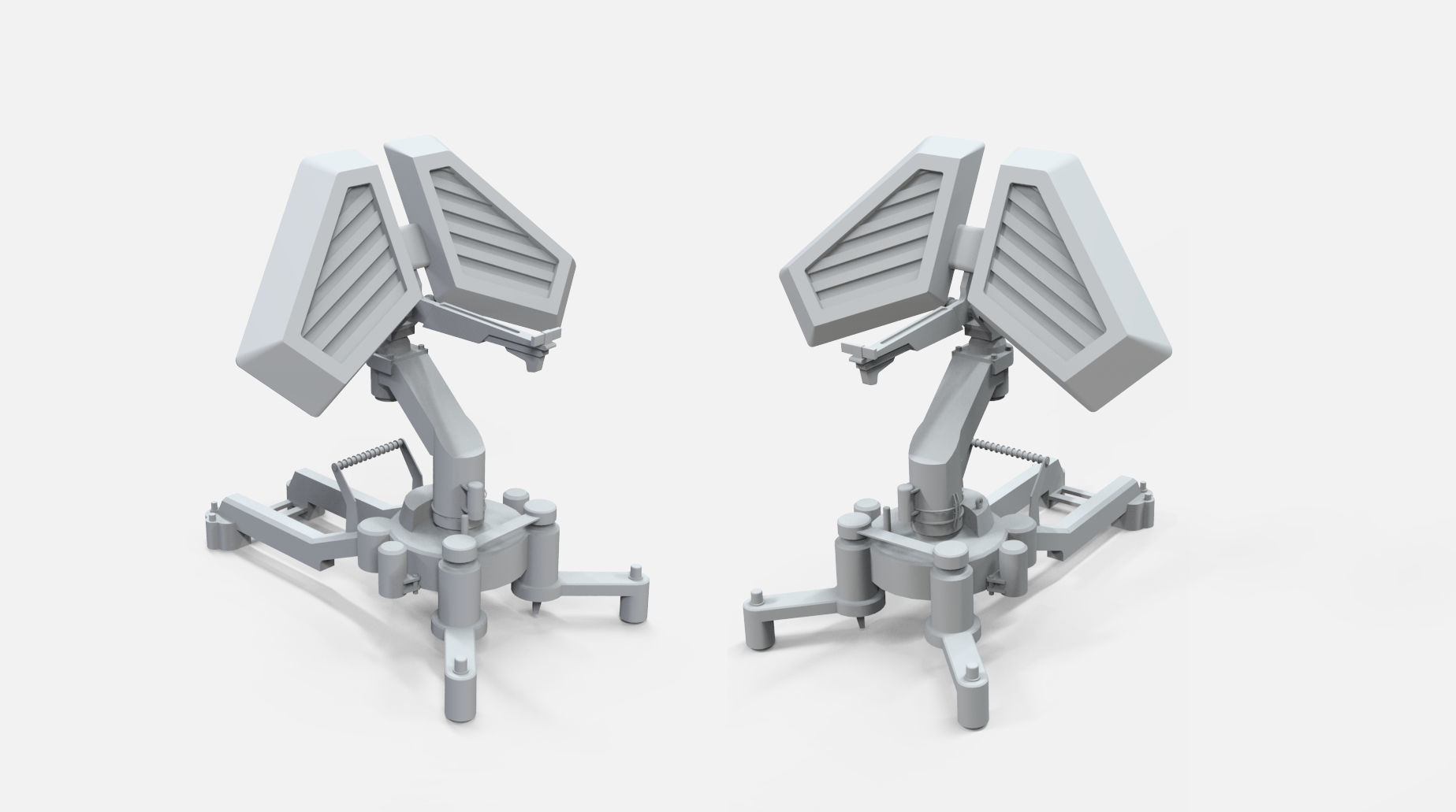 Sci fi antenna 5 3D model_6