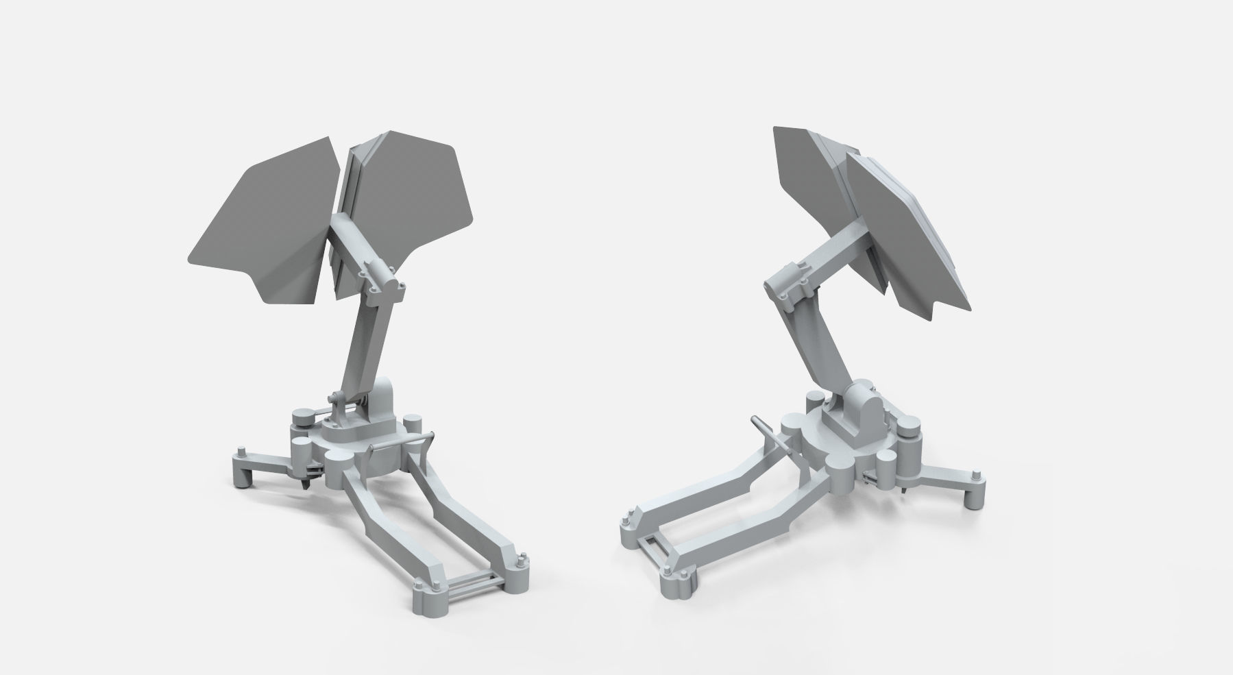 Sci fi antenna 5 3D model_9