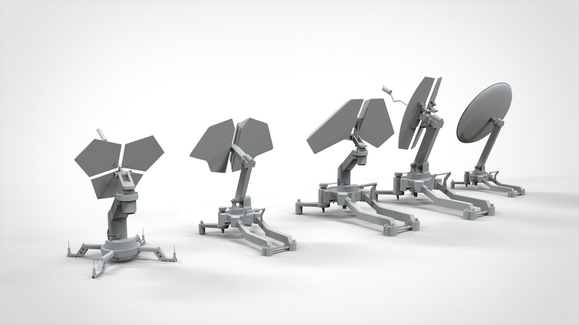 Sci fi antenna 5 3D model_3