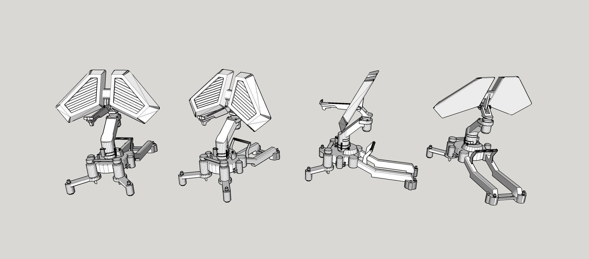 Sci fi antenna 5 3D model_16