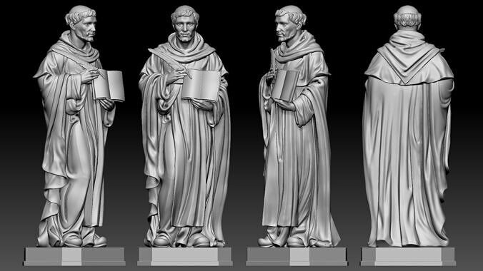 Saint Dominic 3D print model