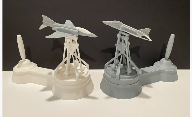 Aircraft Joystick 3D print model_3